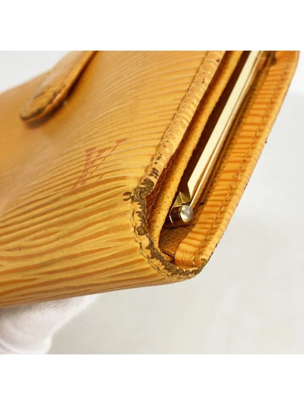 Louis Vuitton Wallet Epi Portefeuille Viennois Mandarin
